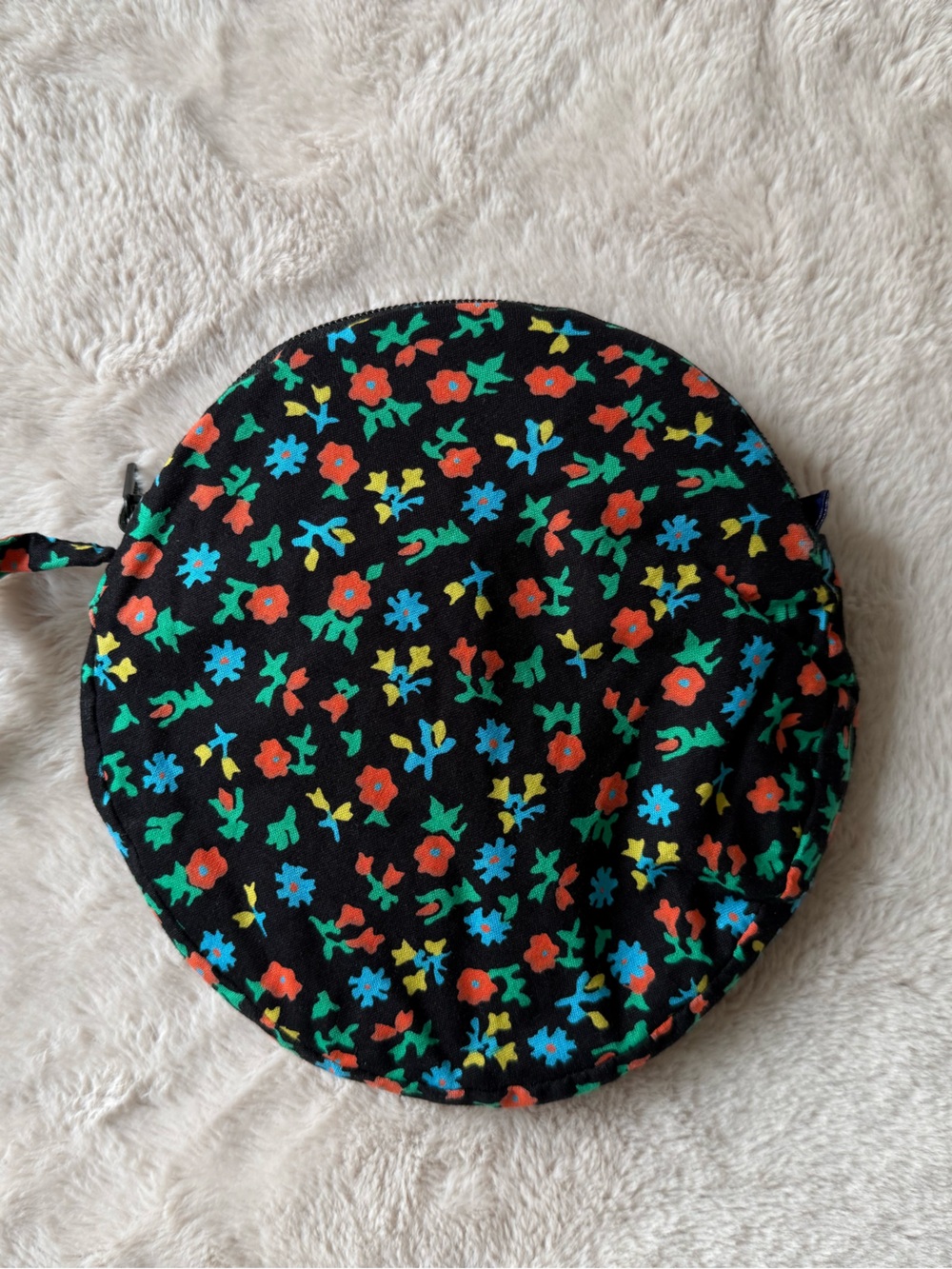 BAGGU Packable Sun Hat Black Calico Floral NWOT - Picture 6 of 11